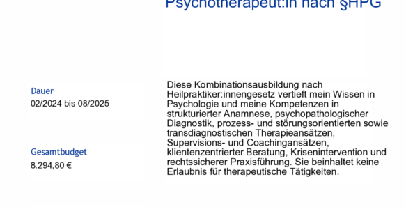 Förderungen und Kofinanzierungen